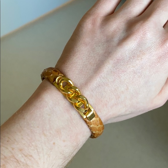 Vita snakeskin bangle bracelet - Picture 1 of 5